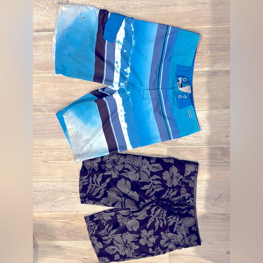 Mossimo Supply Co & Old Navy swim trunks